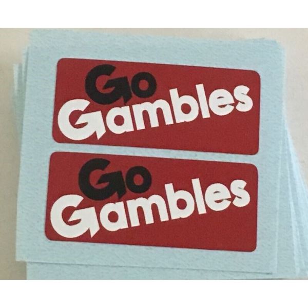 Pair Nylint Chevy Go Gambles Pickup Truck Sticker Set NY-117