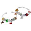 Tuscany Silver Women's Sterling Silver Dark Blue Murano Bead