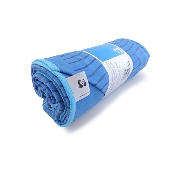 Zen Panda - Best Grippy Hot Yoga Towel with Eco Non Skid or Slip Technology for Covering Bikram Mat