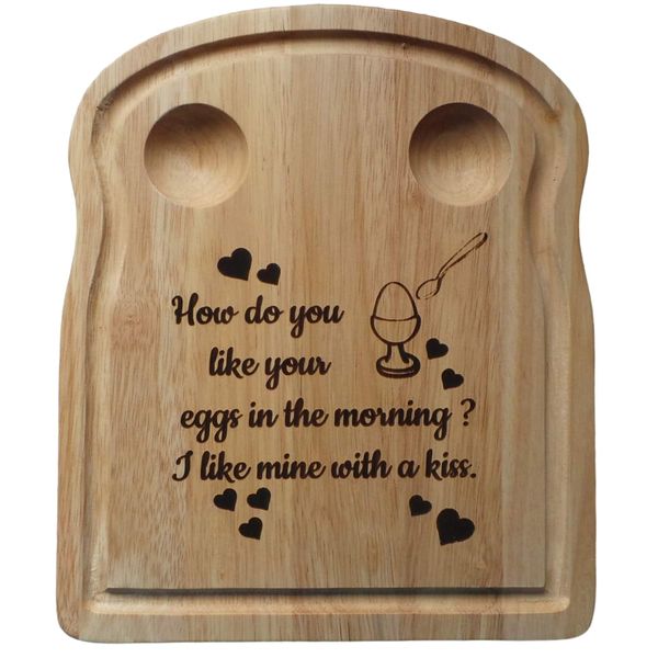 Personalised Dippy Eggs & Soldiers Breakfast Board ~ made to your design