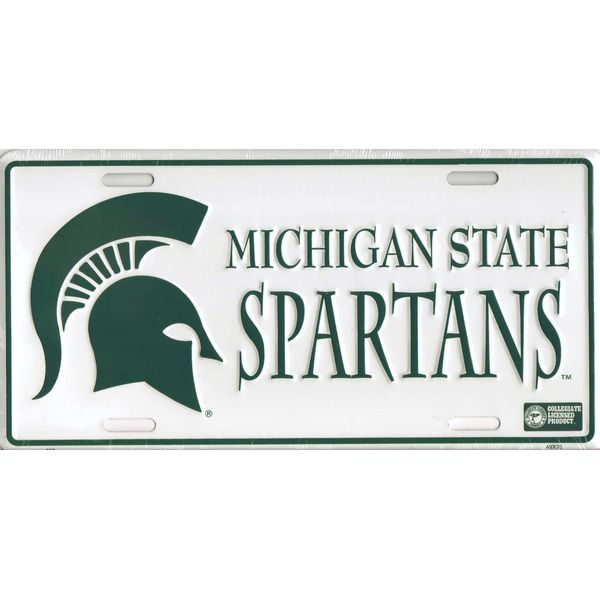 Michigan State Spartans License Plate