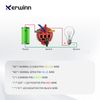 KERWINN 16MM Latching Push Button Switch with Light Reset Self-Locking 12VDC with Wire 1NO1NC