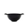Trebonn - Helm Colander Melamine Colander with Gloss Finish (Black, Small)
