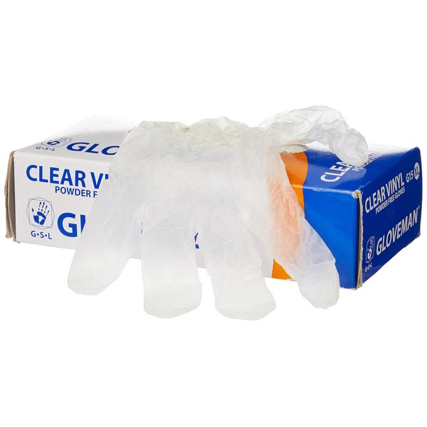 Gloveman HQ021 - Vinyl Gloves, Powder Free, Medium