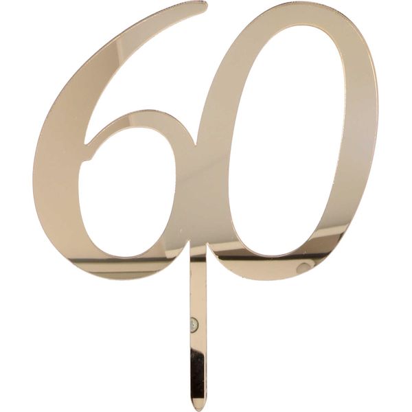 Cake Topper 60 oro