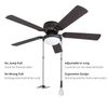 Ceiling Fan Pull Chain, 2 pieces 3mm Diameter Beaded Ball Fan Pull Chain, 12 Inches Fan Pulls Set with Connector (ORB)