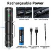 WUBEN C3 Rechargeable Flashlight 1200 High Lumens Super Bright, LED Tactical ...