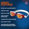 ZONE3 Attack Swim Goggles (Polarised - Red/White)