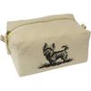 'Yorkshire Terrier on Grass' Canvas Wash Bag/Makeup Case (CS00043867)