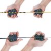 Ninja Fish Tape 100FT Fish Tape Wire Puller Through Conduit, Polyester Wire Threader with Changeable Leader Tip - 6mm