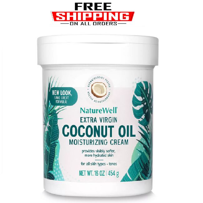 NatureWell Extra Virgin Coconut Oil Moisturizing Cream (16 oz.)