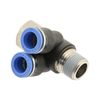 IQS Y Angled Plug Fitting with Internal and External Thread R 1/4" - 8 mm, IQS - Standard