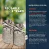 Gray Mini Bamboo Charcoal Air Purifying Bags (2-Pack), 50g