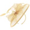 Failsworth Millinery Sinamay Disc Headpiece in Blush, size: One Size