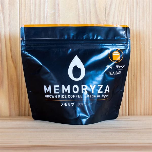 MEMORYZA Brown Rice Coffee, Tea Bag Type, 4.2 oz (120 g), Decaffeinated Decaffeine, No Pesticide Residue, 100% Brown Rice