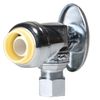 1 PIECE 1/2" PUSH FIT X 3/8" OD COMPRESSION 1/4-TURN ANGLE STOP VALVE