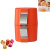 Egg Cracker Tool, Egg Shell Opener Egg Peeler for Hard Boiled Eggs, Handheld Egg Cracking Tool, Portable Eggshell Remover Egg Opener, Kitchen Baking Separator Tool for Home Dorm Kitchen (Orange)
