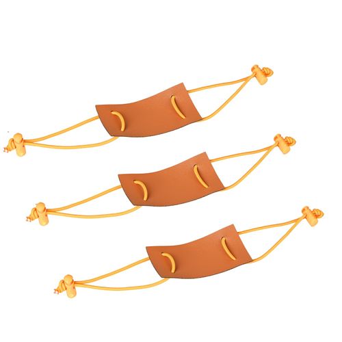 Baby Door Latch Covers Closer - Nursery Door Closer Silencer with Strong Elastic Straps for Good Sleep Doormat Can Ease The Impact of The Door to Reduce Disturbing Noise (Brown 3 Piece)