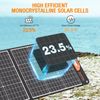 PUJIMAX 100W Foldable Portable Solar Panel Kit for Power Station Solar Generator