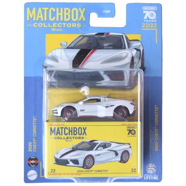 Matchbox 2020 Chevy Corvette, White 22/22 Collectors Edition