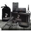 Beard Kit for Men, Beard Grooming Kit Boar Bristle Brush, Comb, Razor, Bag