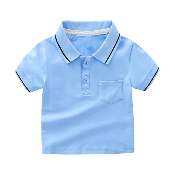 HahaNice Boys' Polos School Shirts Boys T Shirts Blue 4Y