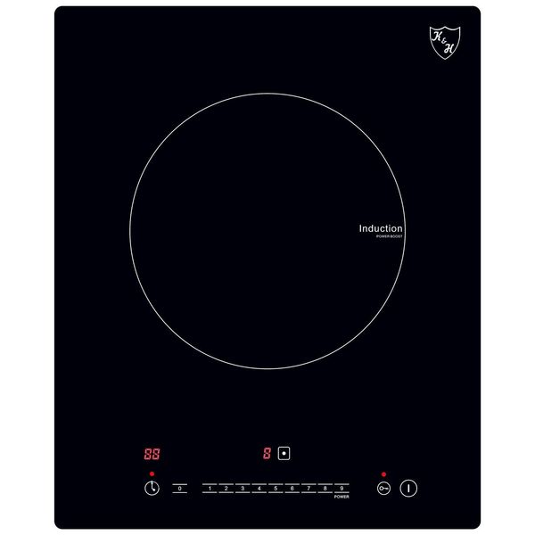 K&H Single Burner BUILT-IN Induction Ceramic Cooktop 120V 1800W SIN-1801