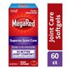 Omega-3 Krill Oil and Joint Supplement - Megared Joint Care 60 softgels - EPA/DHA fatty acids, Antioxidants, Hyaluronic acid, No fishy burp aftertaste as with Fish Oil