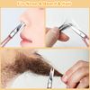 Eyebrow Scissors Curved Beauty Scissors Nail Scissors for Women, Cute Facial Trimming Scissors Nose Hair Scissors for Men