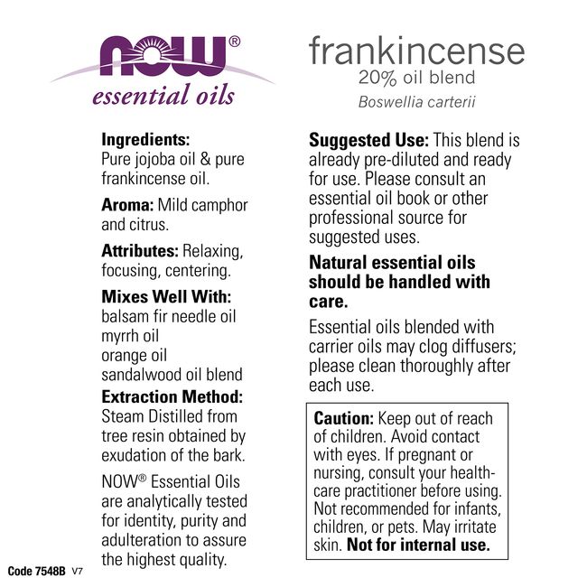 Frankincense Oil 20% Blend 1 oz