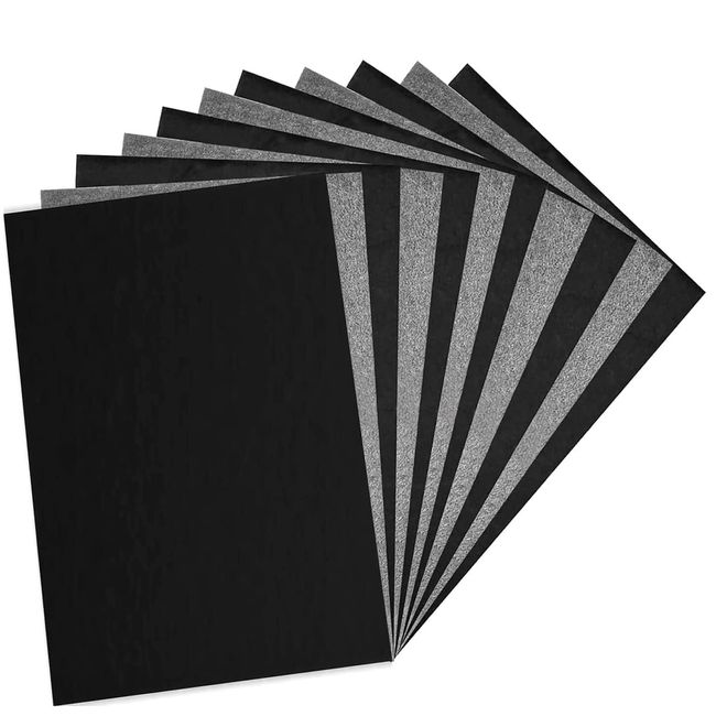 DFsucces Carbon Paper, Single Sided A4 Black Graphite Transfer, Copy Paper, Painting Strips, Crafts, Arts and Crafts (100 Sheets of Copy)