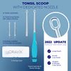 LED Tonsil Stone Remover | Bad Breath Cure | Easily Navigate Tonsil Crypts | Tonsil Stones Removal Tool with 3 Nozzles | Tonsil Cleaner | Curettage Pick | Tonsil Stone Removal | Oral Hygiene | ORAVIX