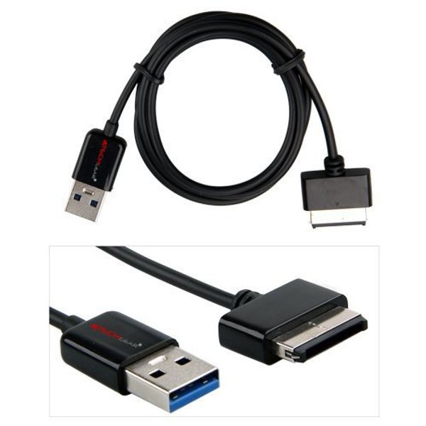 TECHGEAR USB Charge & Data Sync Cable Lead for Asus Eee Pad Transformer TF300 TF300T