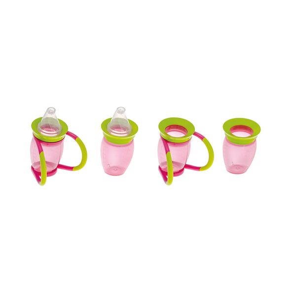 Brother Max 4-in-1 Trainer Cup (Pink/Green)