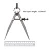 Kozelo Spring Joint Caliper - [5 Inch] Carbon Steel Spring Divider Caliper with Solid Nut for Metalworking Drawing Use, Flat Leg