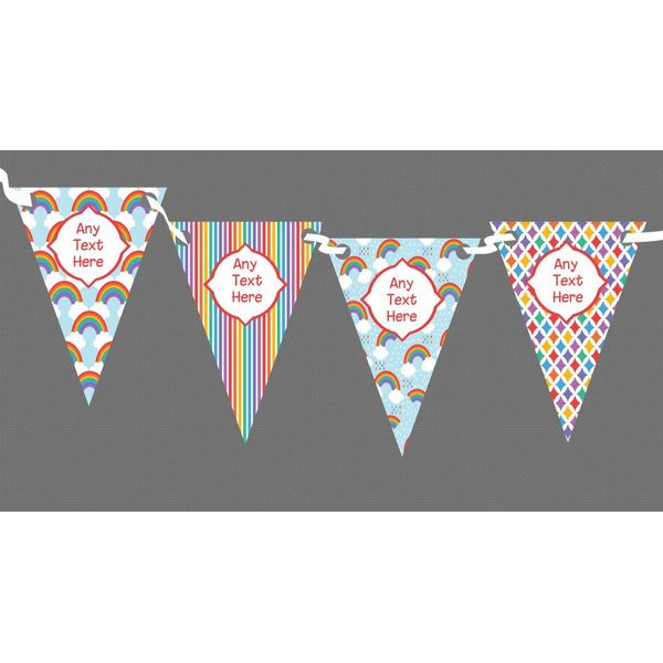 Rainbow Bright Personalised Children's Birthday Party Bunting