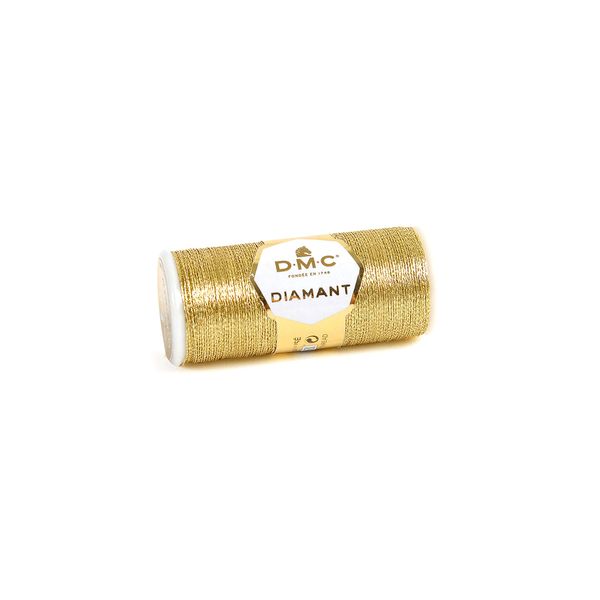DMC Diamant Metallic Needlework Thread, 38.2-Yard, Light Gold