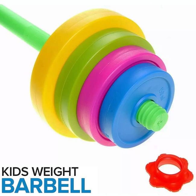 Kids Fitness Exercise Equipment, Adjustable Barbell Toy Set for Kids  Fitness, Children's Play Fitness Exercise Equipment, Kids Workout Equipment  for