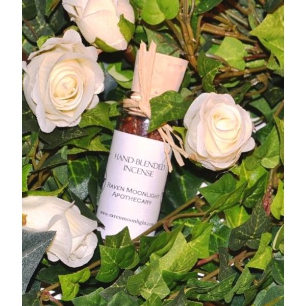 Raven Moonlight Hand-Blended Herbal Incense: Psychic Strength