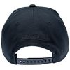 Mitchell & Ness 2 Tone Box Logo Flat Visor Snapback Baseball Cap, black / white