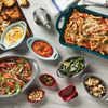 Rachael Ray Solid Glaze Ceramics Au Gratin Bakeware / Baker Set, Oval - 2 Piece, Teal