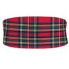 Dobell Mens Red Tartan Cummerbund