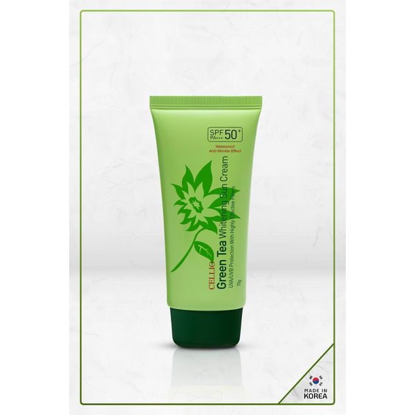 Green Tea Içeren Yatıştırıcı Leke Ve Akne Karşıtı Spf50 Yeşil Çay Özlü Kore Güneş Koruyucu Krem