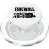 It Security Cyber Security Analyst Cyber Crime Firewall Pun PopSockets PopGrip for MagSafe