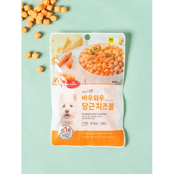 [Pet] Bow Wow Carrot Cheese Ball 100 g