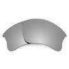 Revant Replacement Lenses Compatible With Oakley Flak Jacket XLJ, Polarized, Titanium MirrorShield