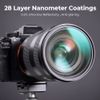 K&F Concept 82mm Black Diffusion 1/4 Filter Soft Glow Diffuser Cine Effect Lens Filters Wateproof (Nano-X Series)
