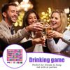 Generic Drinking Game, Adults' Fun Party Game Set, Includes Mat, Tokens, Dice