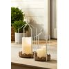 Mud Pie Small Scalloped Tray Lantern; 16" X 9" Dia