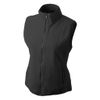 James & Nicholson Women's Microfleece Vest, dark grey